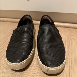 VINCE Black Slip-On Sneakers